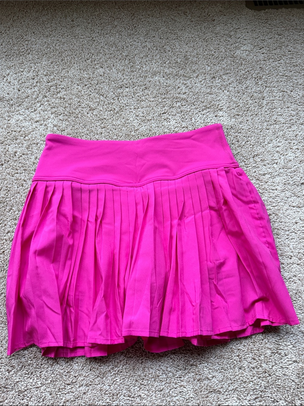 Fabletics Hot Pink Pleated Athletic Skort-small